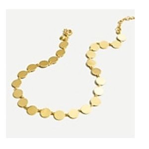 JCrew Gold disc Chain Necklace 💛NWT